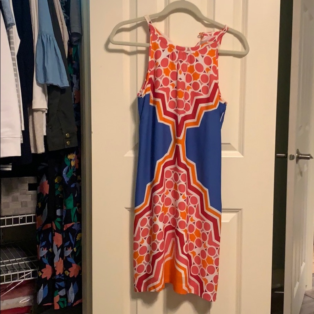 Geometric Print shift dress